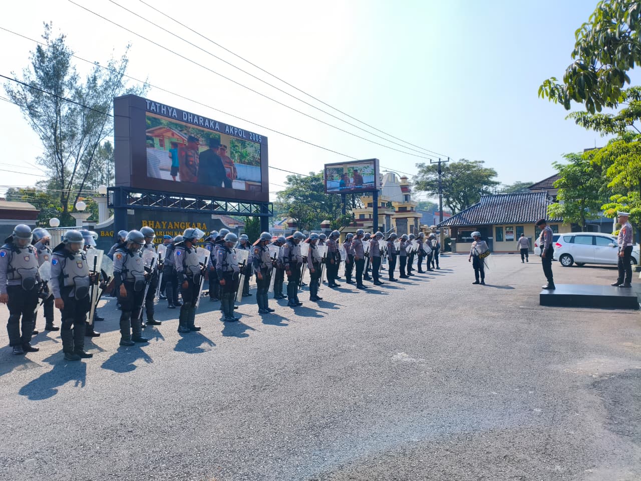 Latihan Dalmas Polres Ciamis, Peran Polisi Tingkatkan Kesiapsiagaan Pengendalian Massa Secara Profesional