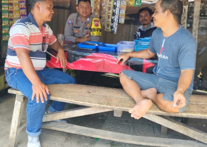 Perkuat Sinergitas, Polsek Ciamis Polres Ciamis Koorkom Kamtibmas Bareng Pengemudi Opang