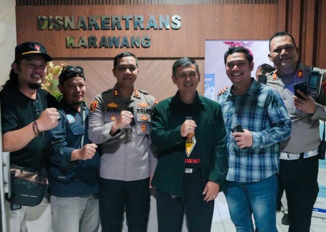 Ratusan Buruh Karawang Gelar Aksi Pra Mayday 2026, Tuntut Pencabutan Aturan Magang hingga Tolak PHK