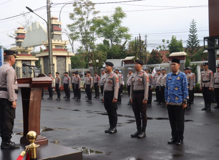 Peran Polri Perkuat Disiplin dan Profesionalisme, Polres Ciamis Gelar Upacara Hari Kesadaran Nasional