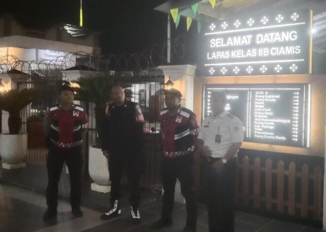 Patroli Dini Hari Sat Samapta Polres Ciamis Perkuat Pengamanan Objek Vital, Masyarakat Merasa Lebih Aman
