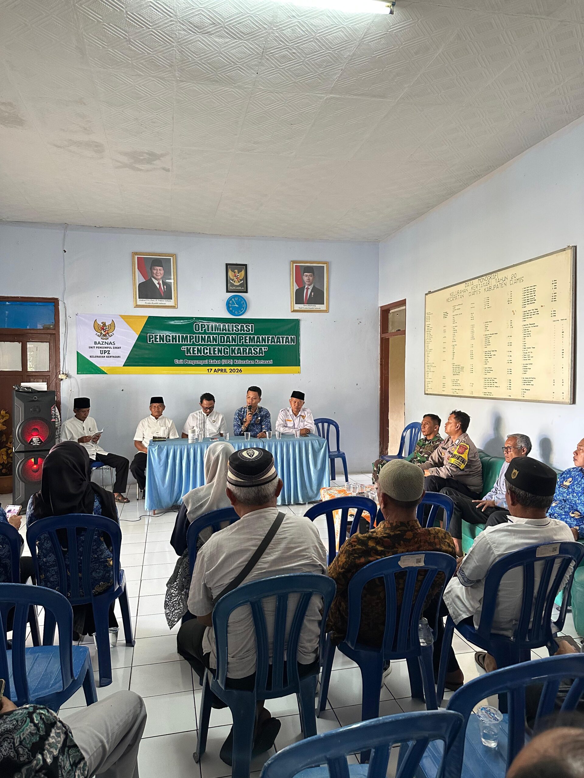 Perkuat Sinergitas, Polsek Ciamis Beri Imbauan Kamtibmas Ditengah Perkumpulan Warga