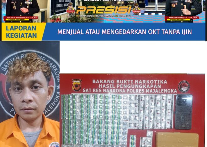 Polres Majalengka Ungkap Peredaran Obat Keras, Ratusan Butir Tramadol & Trihexyphenidyl Diamankan