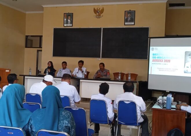 Dukung Pemerintah Atasi Sampah Plastik, Polsek Pamarican Hadiri Pembinaan Berseka