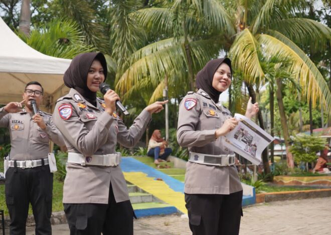 Ikuti Keceriaan Satlantas Polres Karawang saat Gelar Kegiatan Polsanak Bersama Anak-Anak Usia Dini