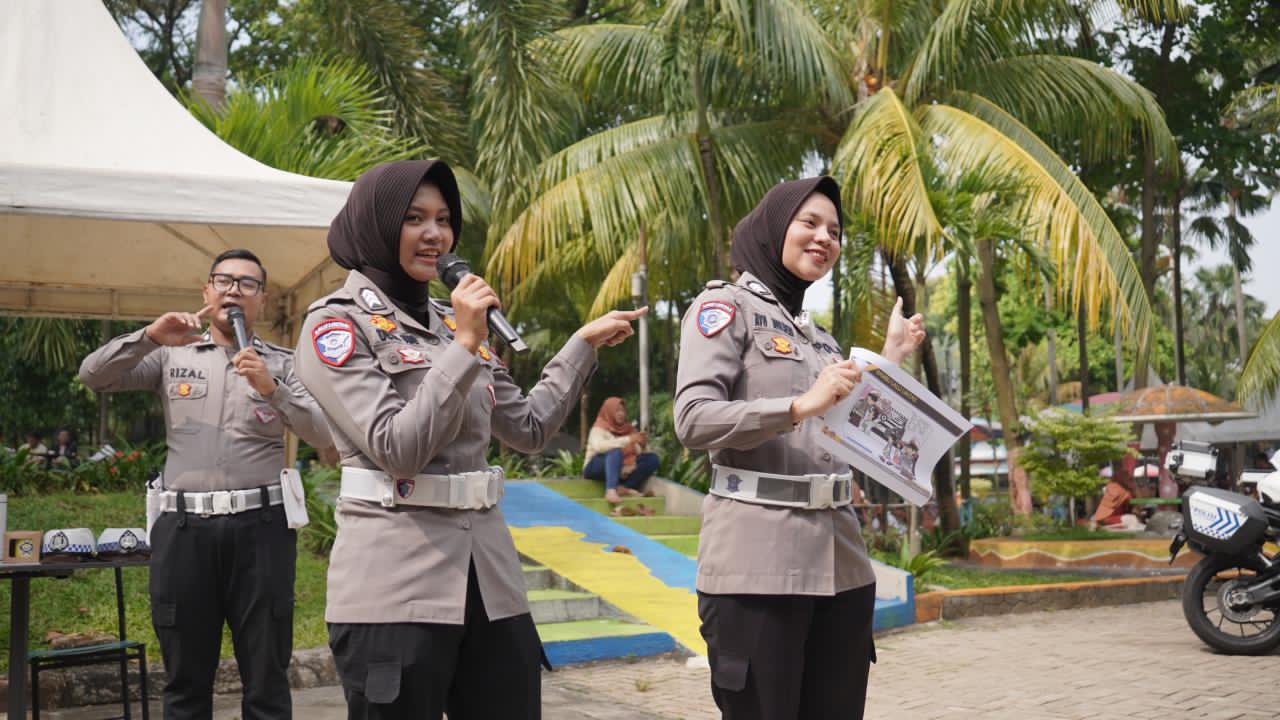 Ikuti Keceriaan Satlantas Polres Karawang saat Gelar Kegiatan Polsanak Bersama Anak-Anak Usia Dini