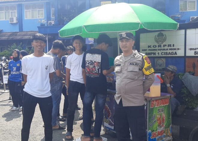 Peran Aktif Polsek Cisaga Amankan Kegiatan FLS3N, O2SN, FTBI, Pentas PAI Komisariat 5 tingkat SMP