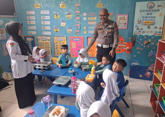 Police Go To School di TK Al-Mu’minin, Satlantas Polres Ciamis Tanamkan Budaya Tertib Lalu Lintas Sejak Dini