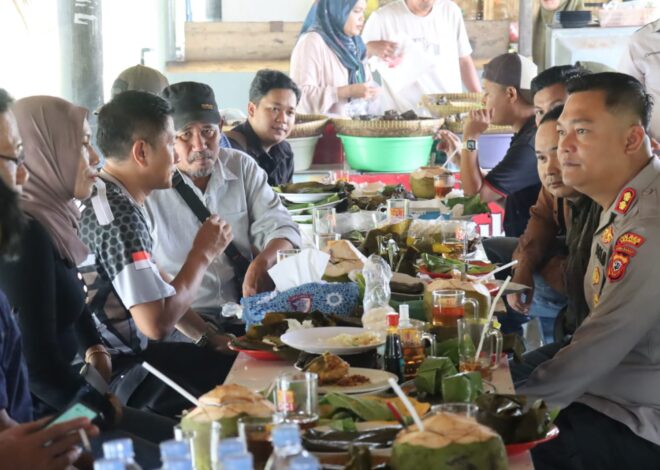 Silaturahmi Kapolres Ciamis dengan Ketua KSPSI dan Awak Media Jelang May Day 2026