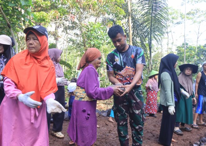 Pengarahan Pra Kegiata TMMD Ke 128 Kodim 0611/Garut di Kampung Cidahu 