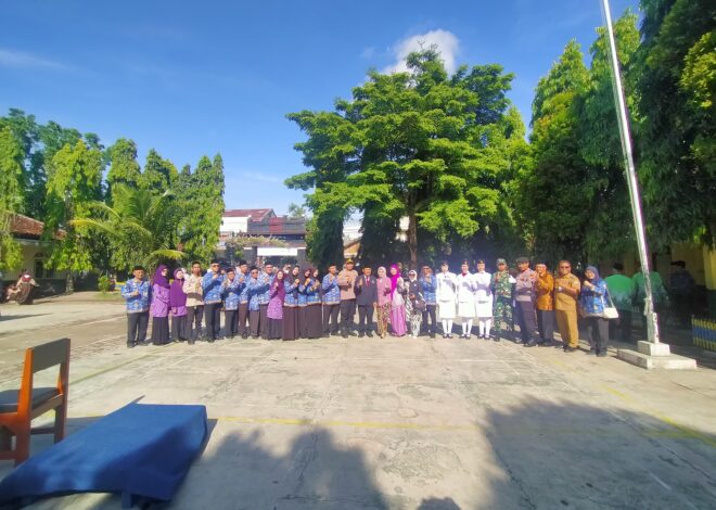 Perkuat Sinergitas, Polsek Banjarsari Bersama Muspika Upacara Peringatan Hari OTDA dan Hardiknas Tahun 2026 Tingkat Kecamatan