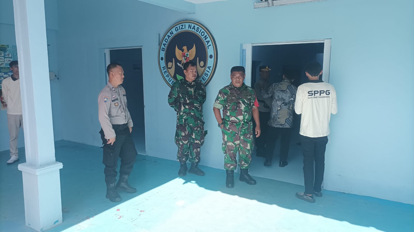 Kapolsek Ciamis Hadiri Kesiapan Operasional SPPG #004 Alfa Grup Sadananya