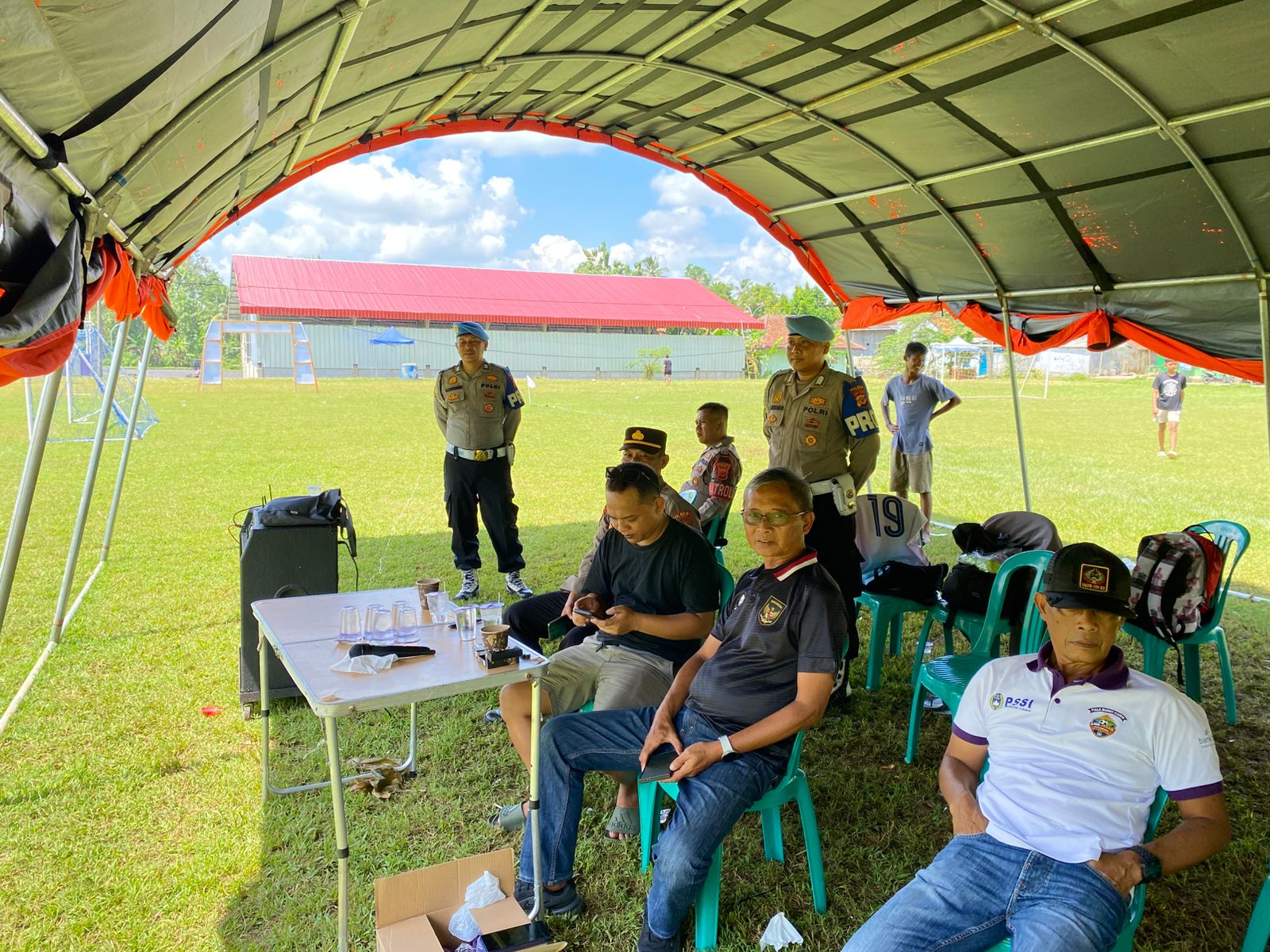 Polres Ciamis Laksanakan Pengamanan Liga Sepak Bola Jabar Istimewa di Ciamis, Pastikan Keamanan dan Kelancaran Pertandingan