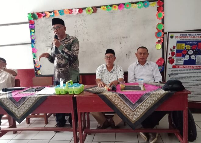 SDN Galurawinaya Gelar Rapat dengan Orang Tua, Resepsi Kenaikan Kelas Dilarang Pungut Biaya