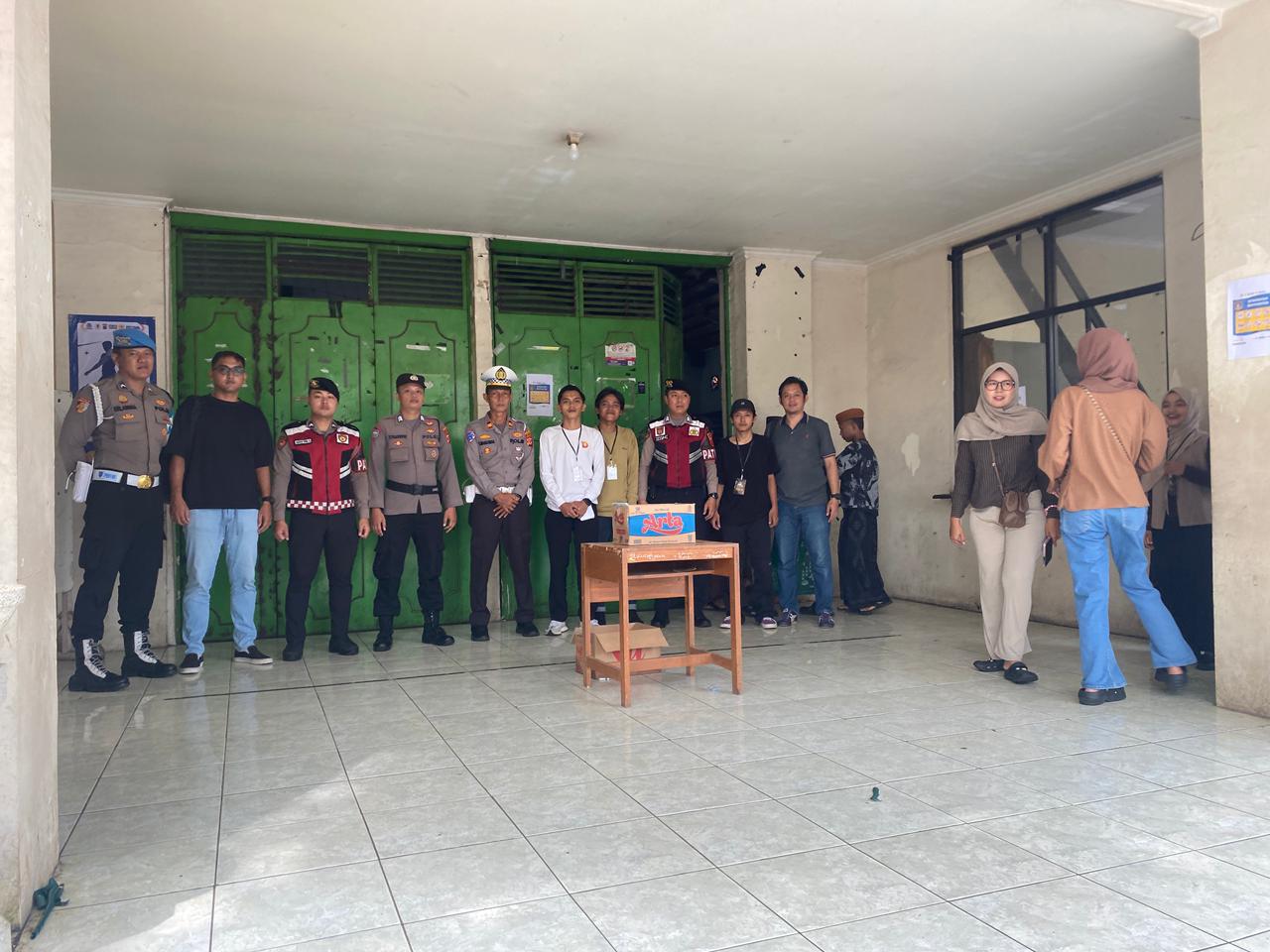 Jaga Kondusifitas, Polres Ciamis Siagakan Personel Amankan Turnamen Futsal Universitas Islam Darussalam