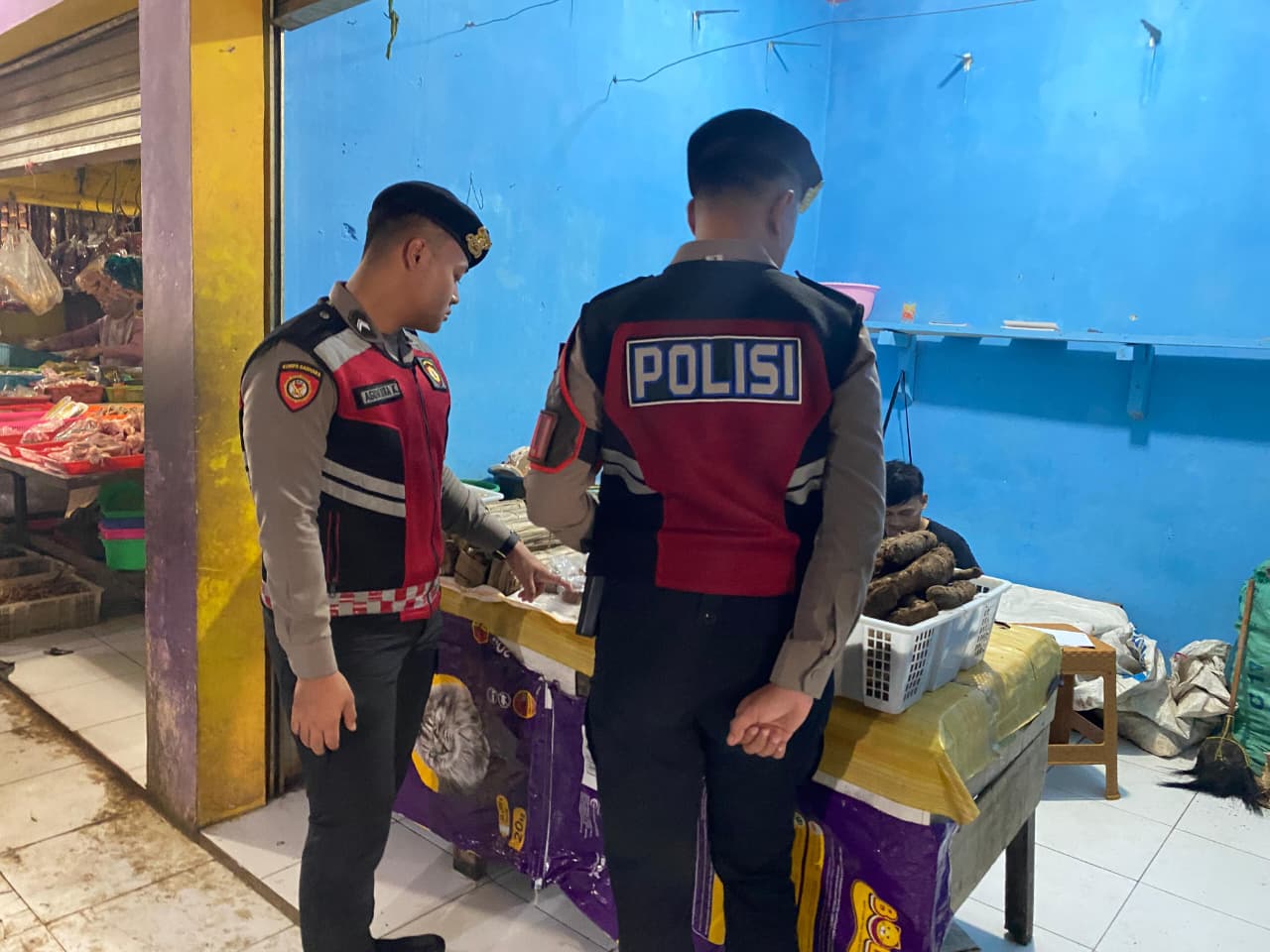 Polres Ciamis Perkuat Pengawasan Stabilitas Harga Bahan Pokok, Sat Samapta Pastikan Ketersediaan Aman di Pasar Imbanagara