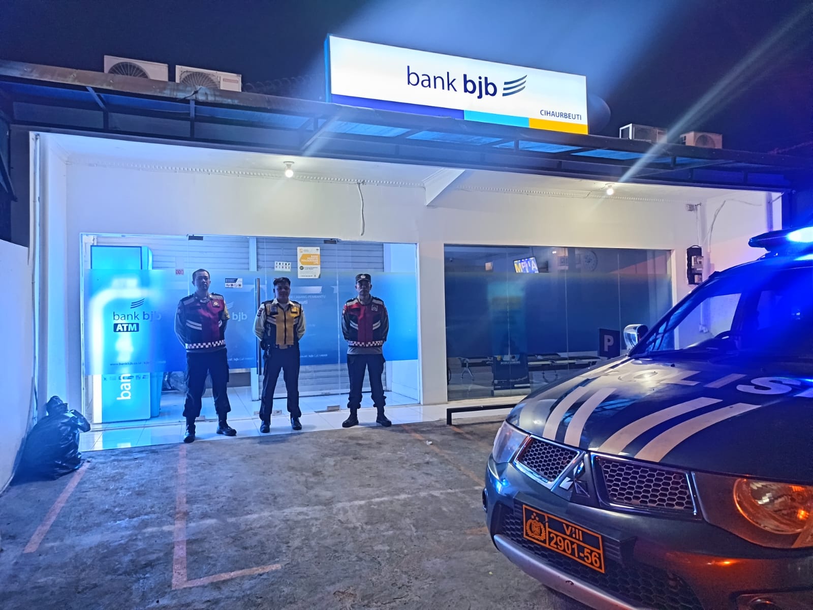 Patroli Blue Light Polsek Cihaurbeuti Perkuat Kehadiran Polisi, Jaga Kondusivitas Wilayah pada Malam Hari