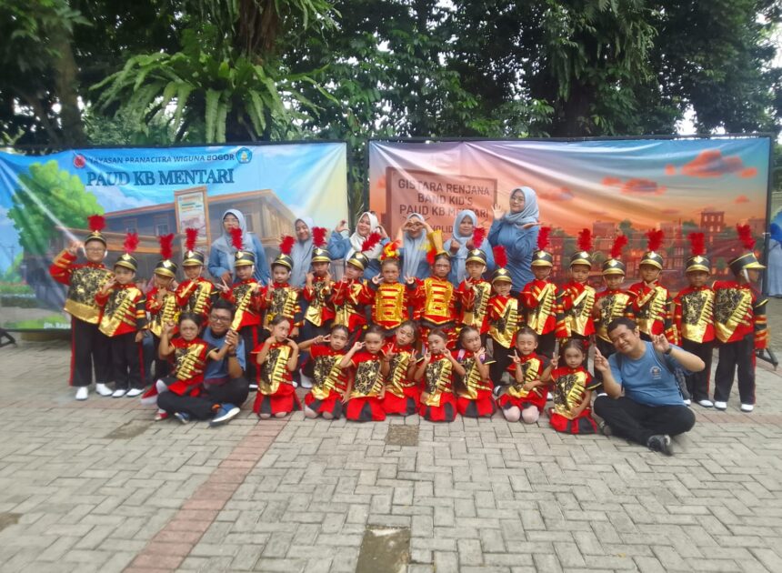 PAUD Mentari Tunjukkan Semangat Generasi Muda di Panggung Jangle Marching Band