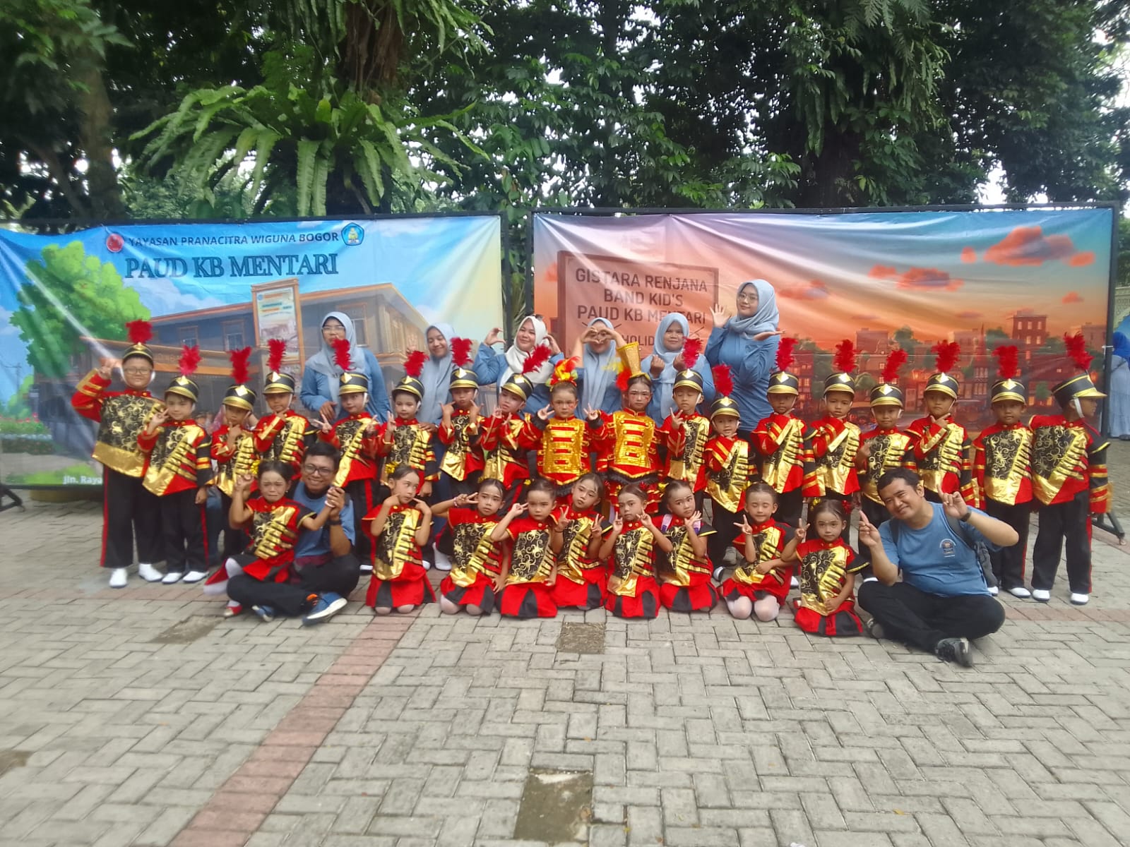 PAUD Mentari Tunjukkan Semangat Generasi Muda di Panggung Jangle Marching Band