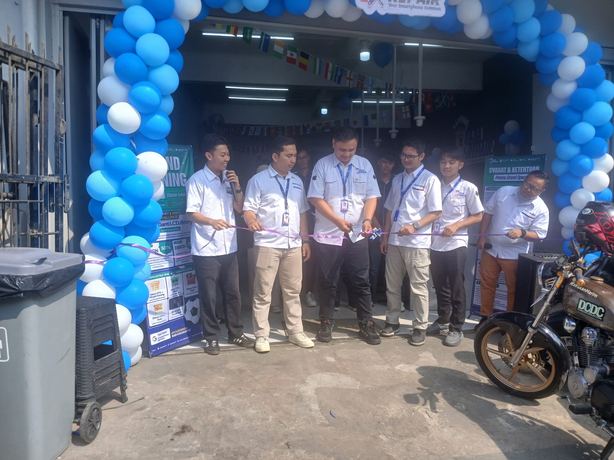 Raja Repair Cibadak Sukabumi Gelar Grand Opening dengan Promo “Shoot & Win” Hadiah Free Ganti LCD