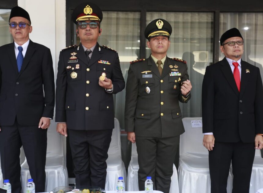 Forkopimda Kota Sukabumi Peringati Hari Lahir Pancasila 2026, Dandim 0607 Bertugas Membacakan UUD 1945