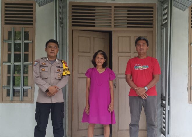 Polsek Lakbok Polres Ciamis Monitoring dan Amankan Kegiatan Ibadah Minggu di Gereja