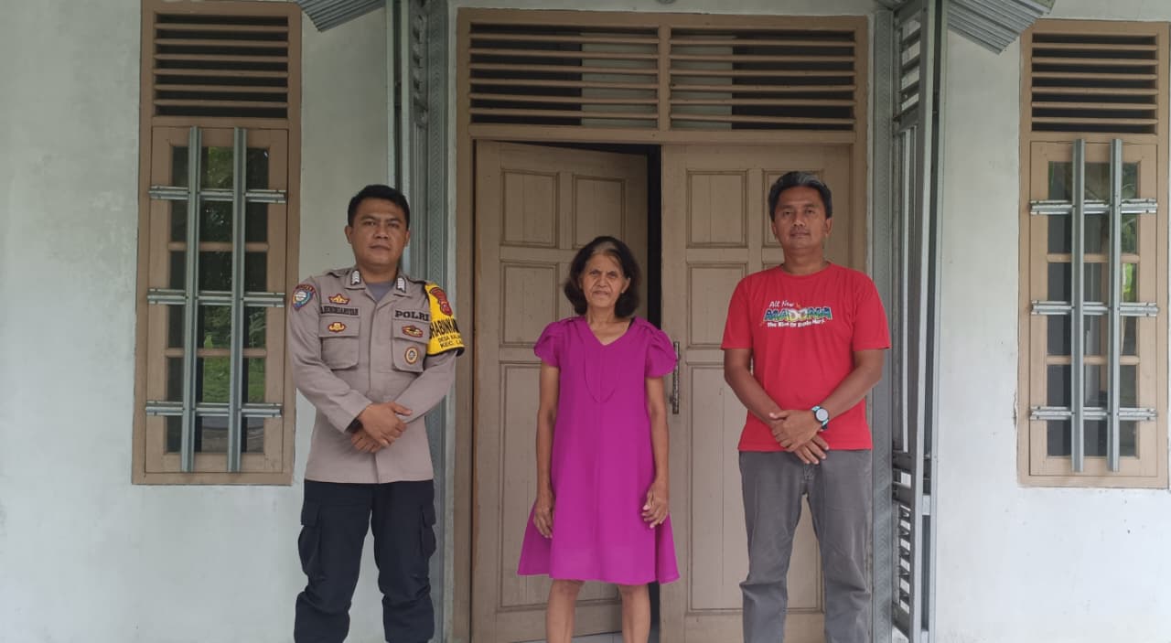 Polsek Lakbok Polres Ciamis Monitoring dan Amankan Kegiatan Ibadah Minggu di Gereja