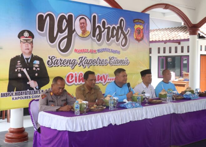 Melalui Program NGOBRAS, Kapolres Ciamis Perkuat Sinergi Polri dan Masyarakat dalam Menjaga Kamtibmas