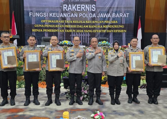 Polres Ciamis Raih Penghargaan pada Rakernis Fungsi Keuangan Polda Jabar Tahun 2026