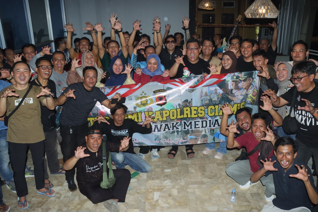 Silaturahmi Kapolres Ciamis Bersama Awak Media, Touring ke Pangandaran Perkuat Sinergi dan Kebersamaan