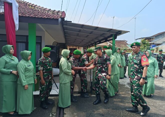 Silaturahmi Perdana ke Koramil Cicurug, Dandim 0607 Ajak Prajurit Jadi Solusi di Tengah Masyarakat