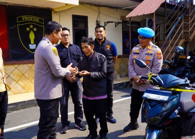 Warga Karawang Bersyukur, Motor Honda Beat yang Dicuri Dikembalikan Polisi