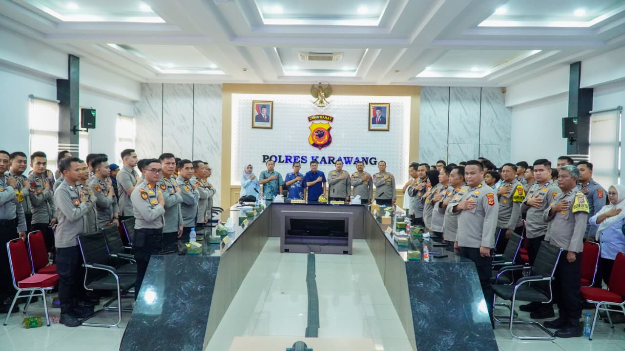 Polres Karawang Jadi Lokus Penelitian Puslitbang Polri: Tingkatkan Kemampuan Dalmas dan Dukung Swasembada Pangan