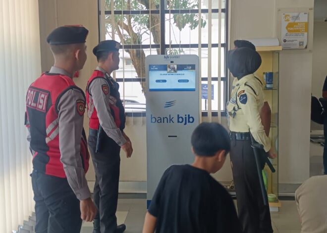 Patroli Dialogis Sat Samapta Polres Ciamis Tingkatkan Keamanan Di Objek Vital Perbankan