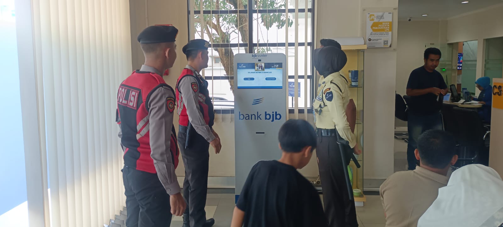 Patroli Dialogis Sat Samapta Polres Ciamis Tingkatkan Keamanan Di Objek Vital Perbankan