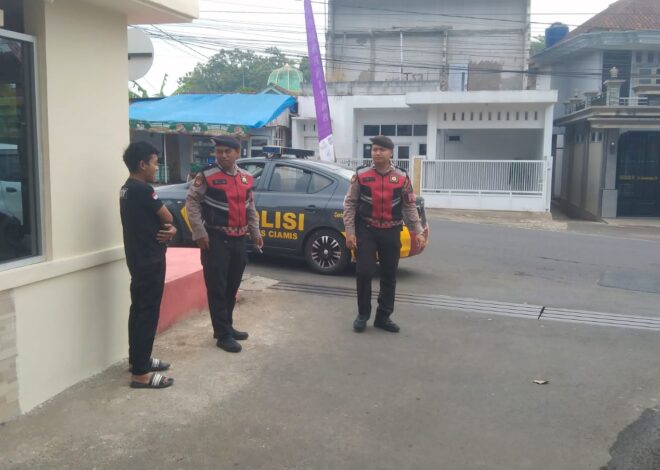 Patroli Dialogis Sat Samapta Polres Ciamis Perkuat Kehadiran Polisi dalam Menjaga Keamanan Masyarakat