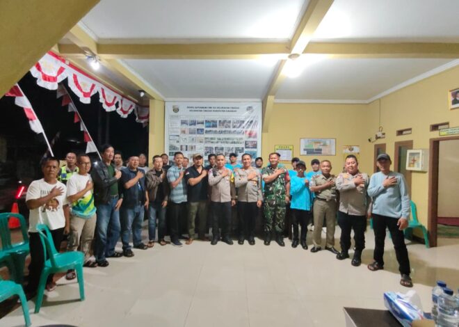 Sat Kamling Sauyunan RW 022 Cibadak Dinilai Tim Polres Sukabumi, Kasat Binmas Tekankan Keberlanjutan