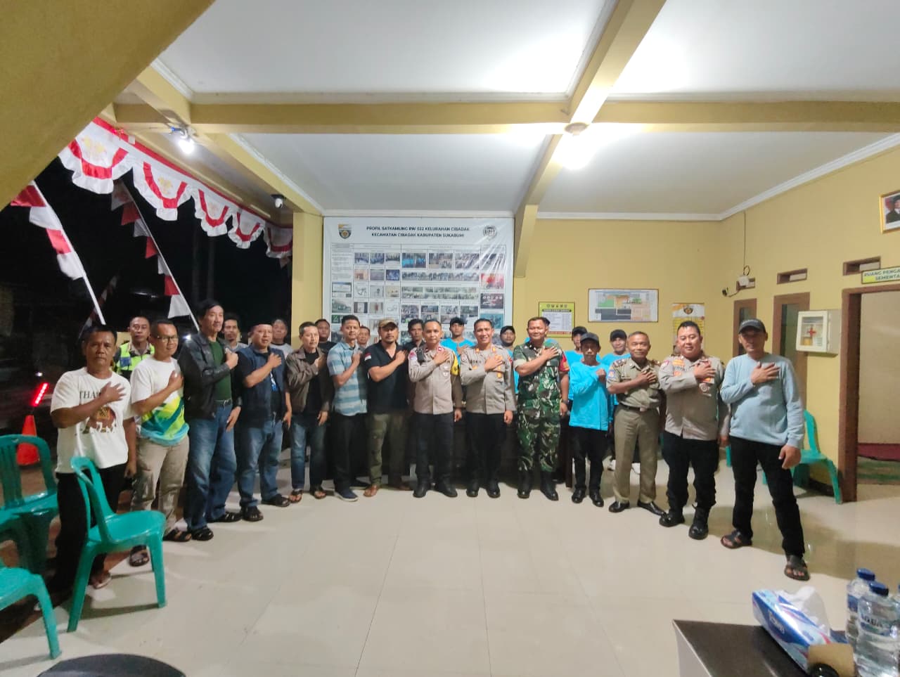 Sat Kamling Sauyunan RW 022 Cibadak Dinilai Tim Polres Sukabumi, Kasat Binmas Tekankan Keberlanjutan