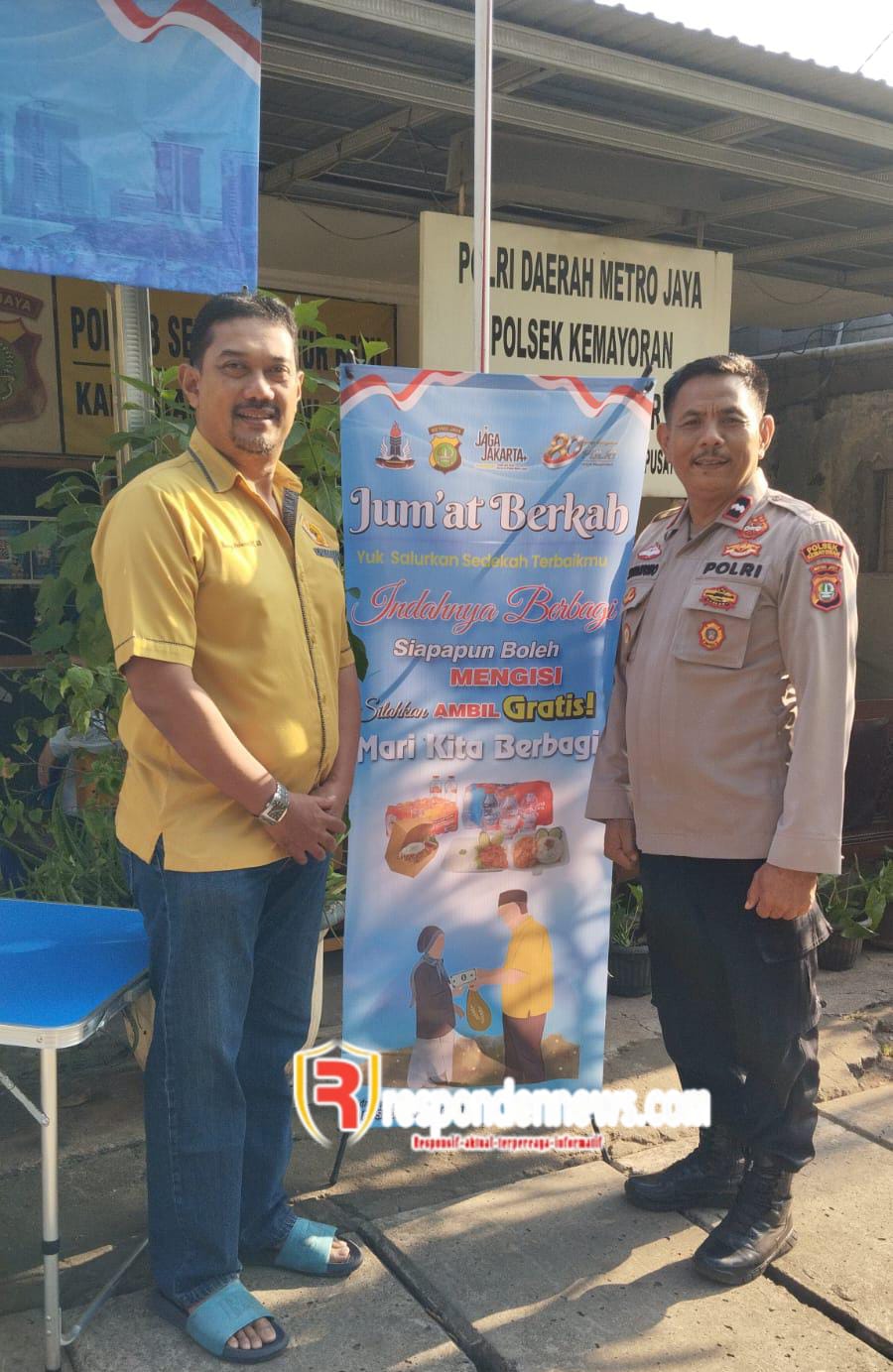 MKGR Kemayoran Gelar Jumat Berkah: Berbagi Makanan & Santunan Yatim Piatu