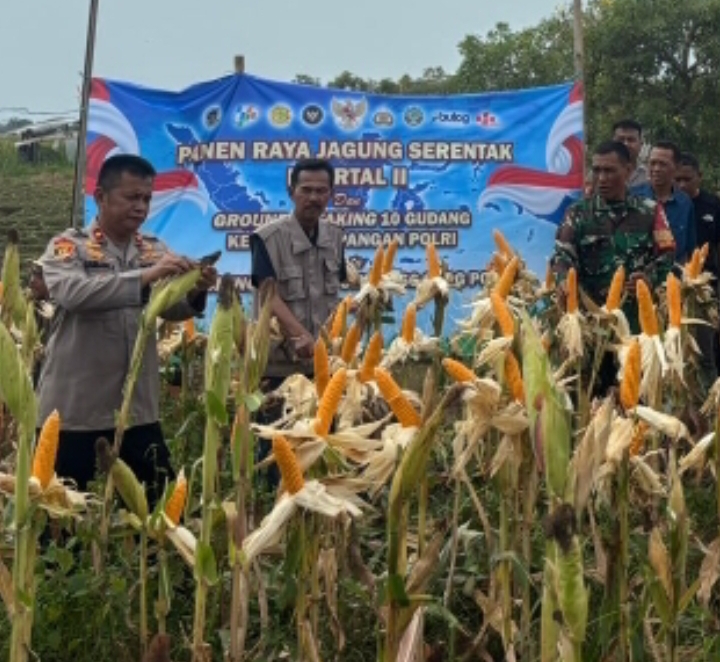 Kolaborasi Kapolsek Klari, Danramil dan Camat Klari, Wujudkan Program Swasembada Pangan Nasional di Lahan Perum Bumi Kosambi Baru
