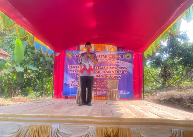 Polsek Pamarican Hadiri Acara Pelepasan Siswa MTs Fisabilillah Pasirnagara