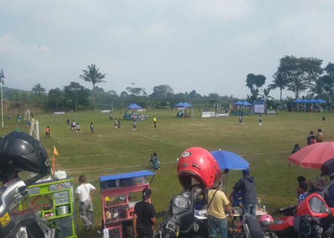 Cipkon Kamtibmas, Polsek Panjalu Siaga Amankan Turnamen Sepak Bola Antar SSB di Kertamandala