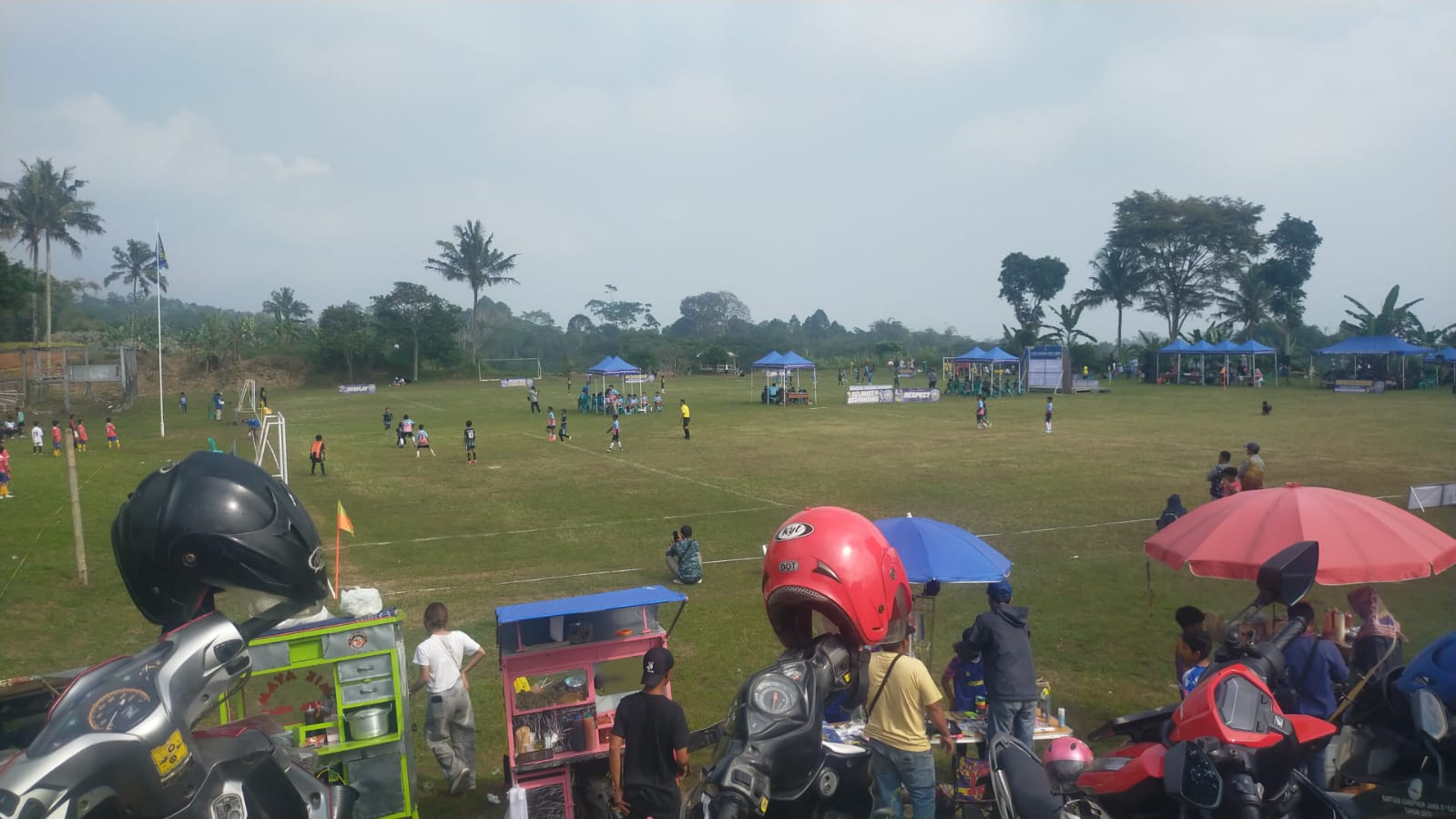 Cipkon Kamtibmas, Polsek Panjalu Siaga Amankan Turnamen Sepak Bola Antar SSB di Kertamandala