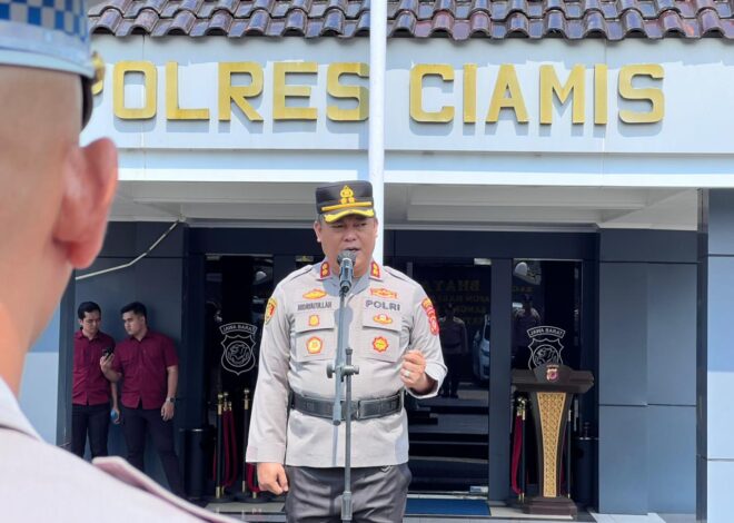 Polri Hadir Melayani Masyarakat, Kapolres Ciamis Pimpin Pengamanan Doa Bersama Relawan Dapur MBG