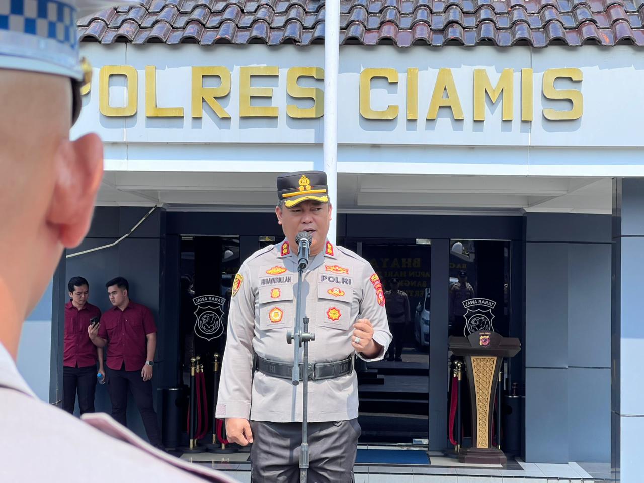 Polri Hadir Melayani Masyarakat, Kapolres Ciamis Pimpin Pengamanan Doa Bersama Relawan Dapur MBG