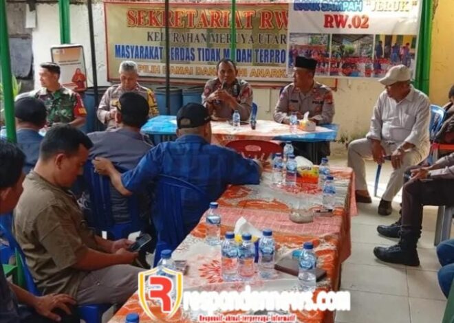 POLSEK KEMBANGAN GELAR ‘JAGA JAKARTA ON THE SPOT’ DI MERUYA UTARA, PERKUAT SINERGITAS KAMTIBMAS