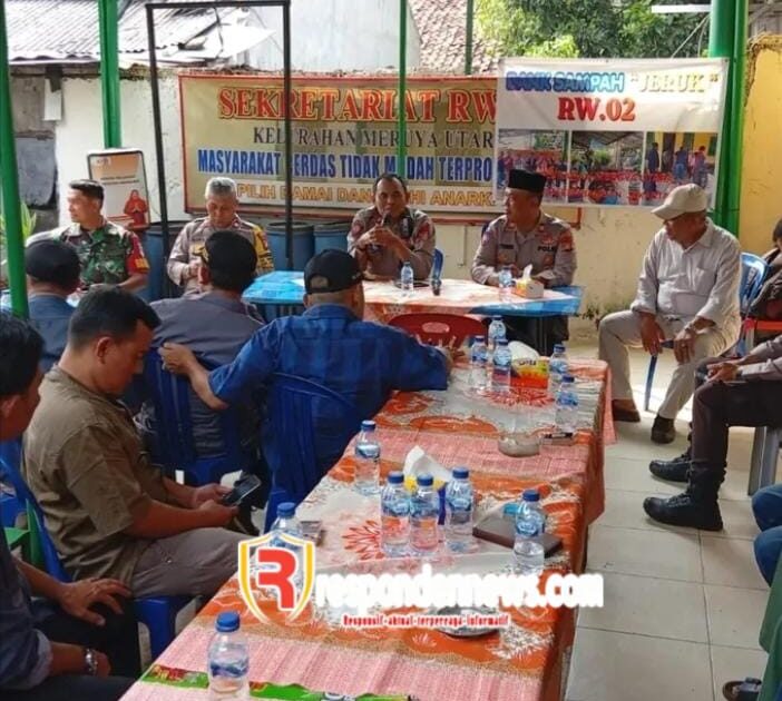 POLSEK KEMBANGAN GELAR ‘JAGA JAKARTA ON THE SPOT’ DI MERUYA UTARA, PERKUAT SINERGITAS KAMTIBMAS