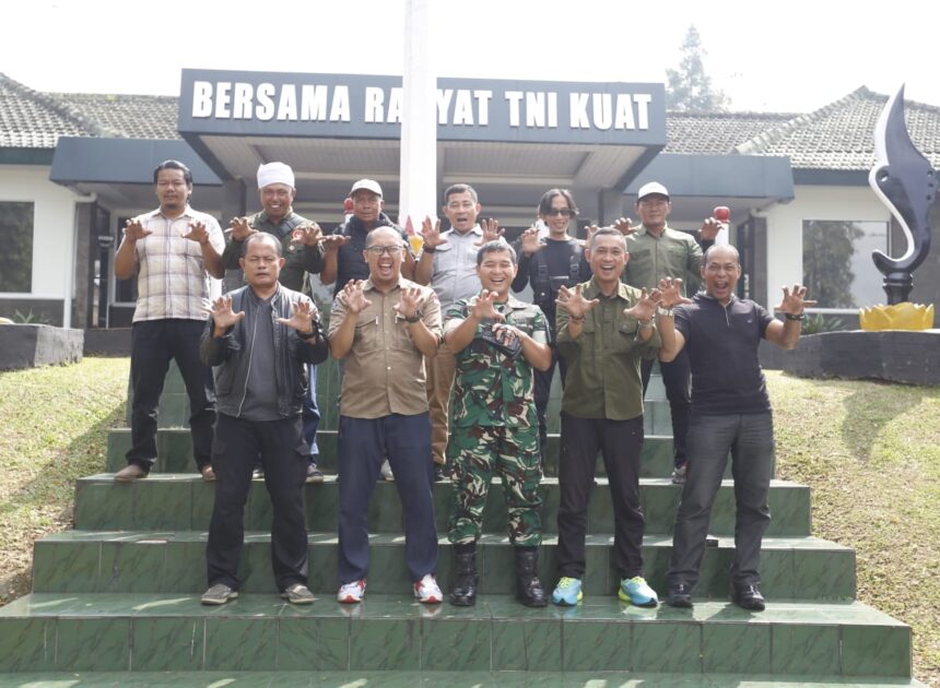 Eratkan Sinergi, Kodim 0607 Gelar Silaturahmi dengan Insan Media Sukabumi