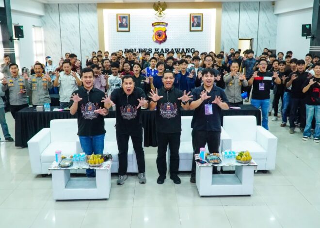 Polres Karawang Gelar Turnamen Esport “Kapolri Cup” dalam Rangka HUT Bhayangkara ke-80, Sebagai Tahap Kualifikasi Wilayah Menuju Polda Jawa Barat
