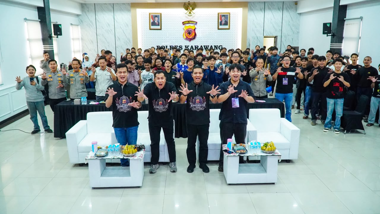 Polres Karawang Gelar Turnamen Esport “Kapolri Cup” dalam Rangka HUT Bhayangkara ke-80, Sebagai Tahap Kualifikasi Wilayah Menuju Polda Jawa Barat